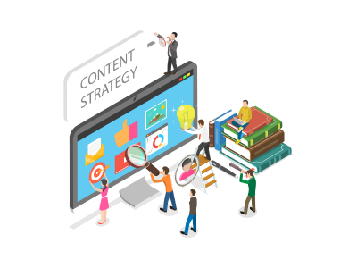 Team working on digital content strategy and writing process for iConnectDM's SEO-driven marketing services in Ghaziabad.