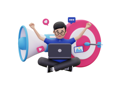 Student learning digital marketing course online at iConnect Digital Marketing Ghaziabad