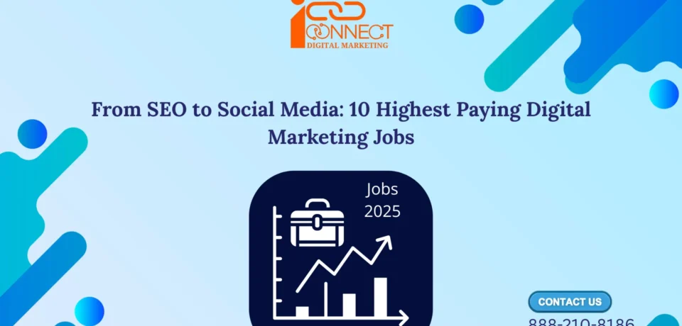 Top 10 highest paying digital marketing jobs in 2025 from SEO to social media by iConnectDM