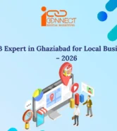 Illustration representing GMB experts in Ghaziabad helping local businesses improve Google Maps ranking in 2026
