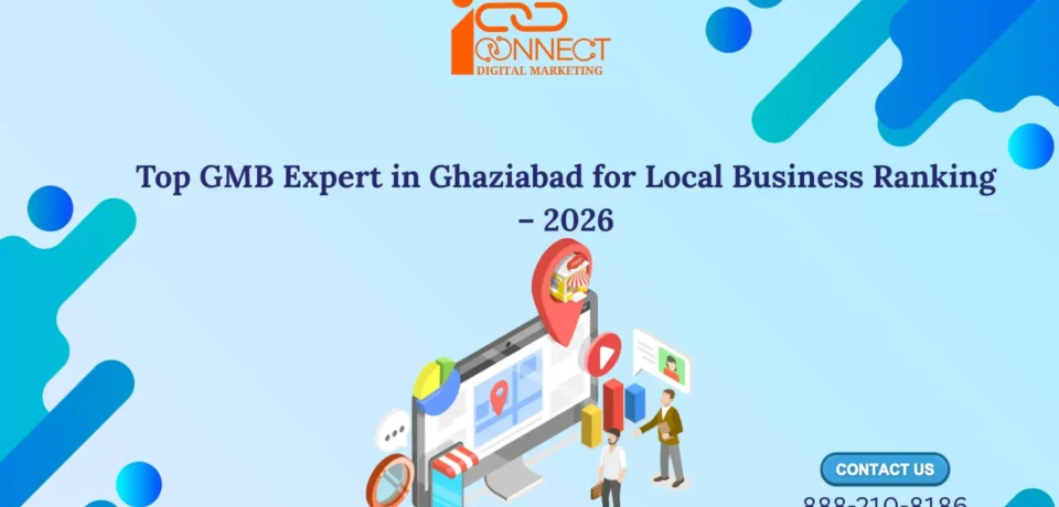 Illustration representing GMB experts in Ghaziabad helping local businesses improve Google Maps ranking in 2026