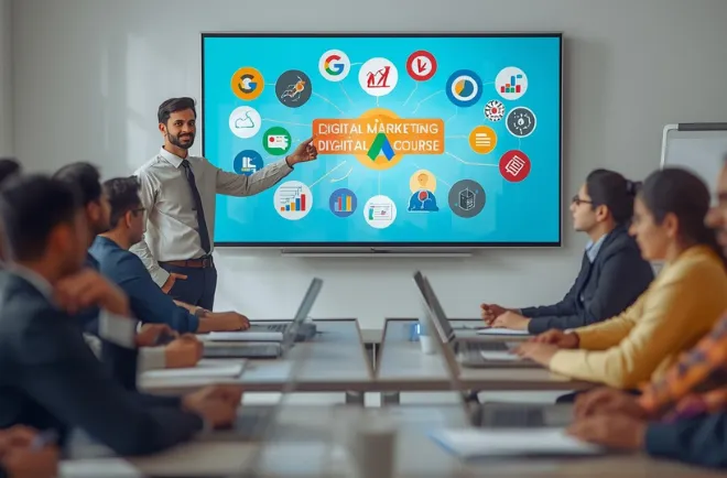 Digital marketing course in Ghaziabad with placement support, fees details, and AI tools training for students