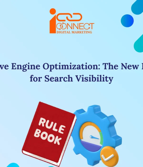 Generative Engine Optimization (GEO) rulebook infographic explaining the new SEO framework for improving AI search visibility and ranking in generative search engines.