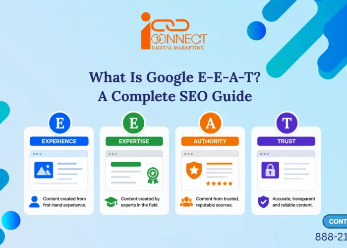 Google E-E-A-T showing experience, expertise, authority, and trust in SEO