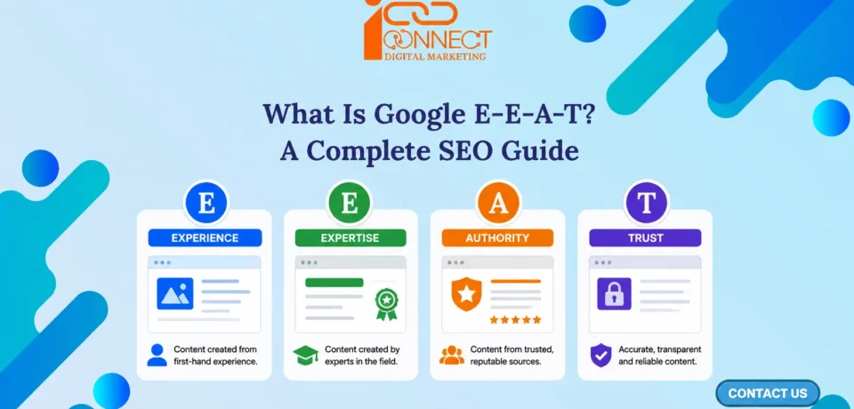 Google E-E-A-T showing experience, expertise, authority, and trust in SEO