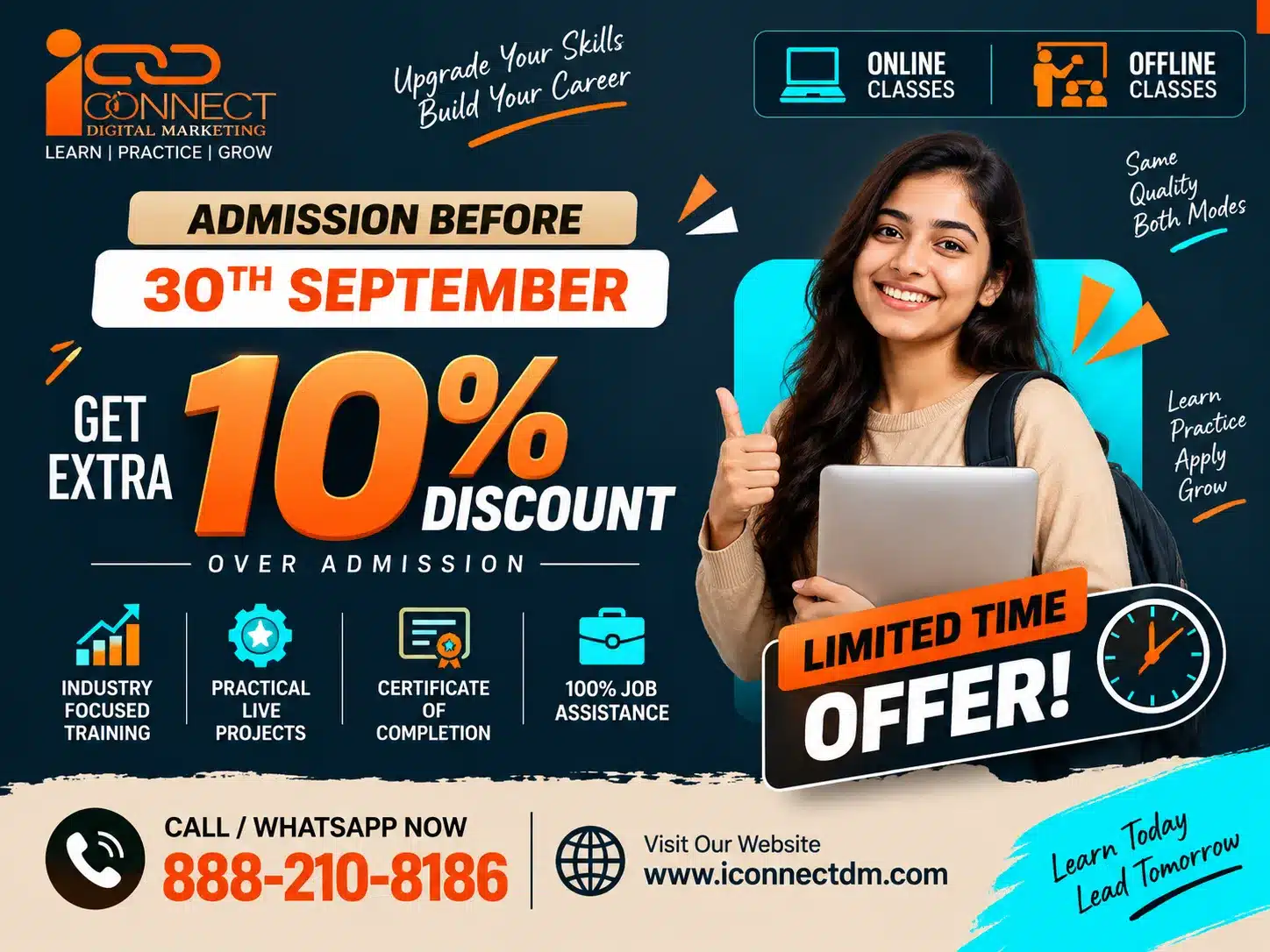 iConnect Digital Marketing Admission Offer