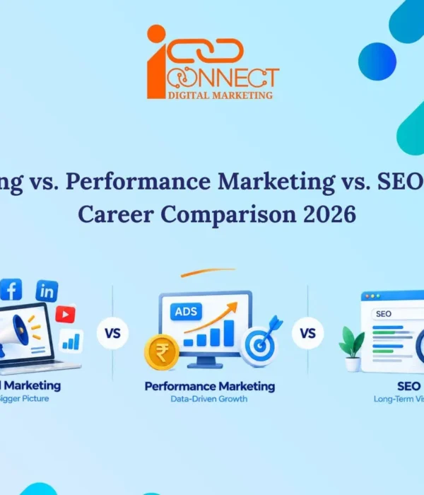Digital marketing vs performance marketing vs SEO career comparison for 2026