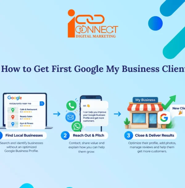 How to get your first Google Business Profile client by finding local businesses, reaching out and delivering results