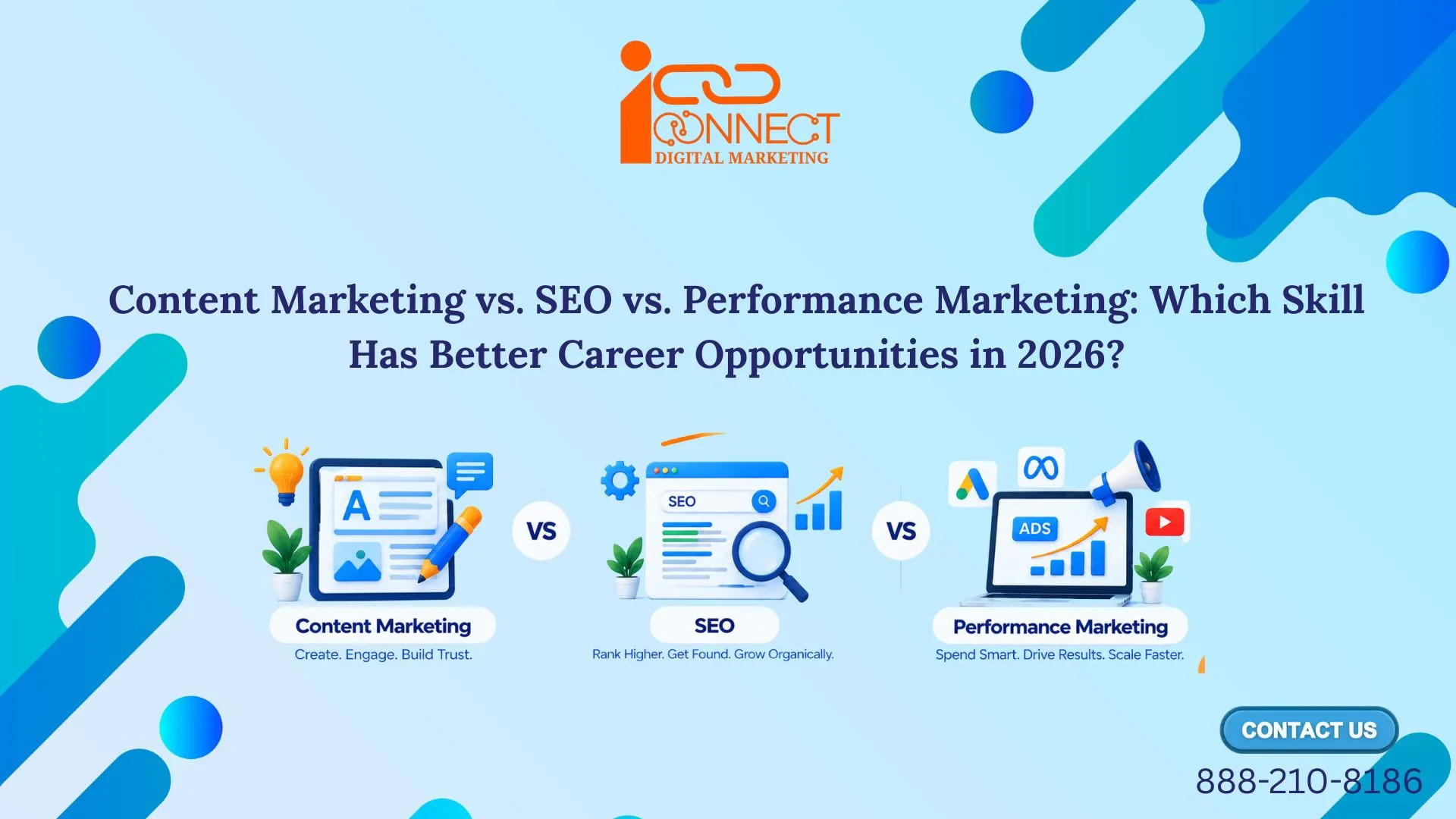 Content Marketing vs SEO vs Performance Marketing career opportunities in 2026